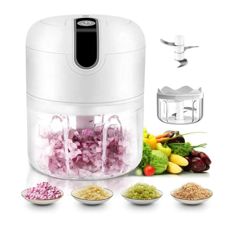 Hot Selling USB Kitchen Food &amp; Vegetable Cutter Onion Masher Garlic Slicer Mini Electric Chopper