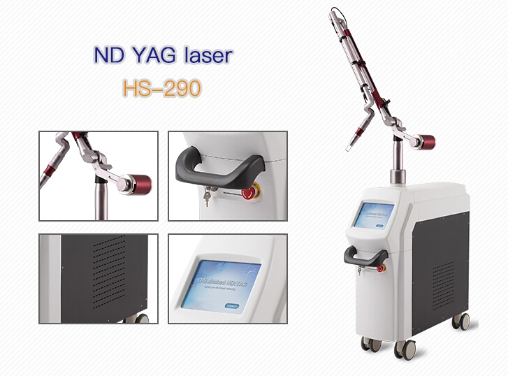 Q Switch ND YAG Laser Tattoo Removal and Carbon Peeling Ce Approved