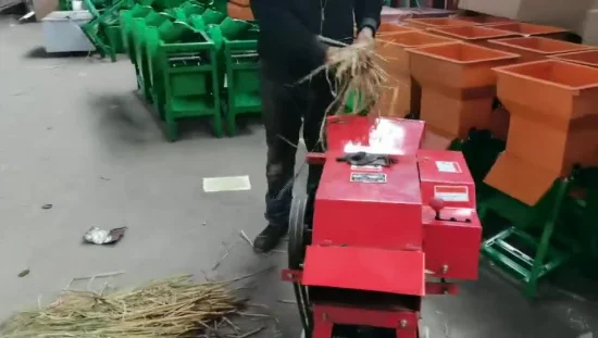 Factory Direct Sale Mini Gasoline Diesel Grass Chopper Chaff Cutter Machine